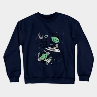 Jazzy space beatniks Crewneck Sweatshirt